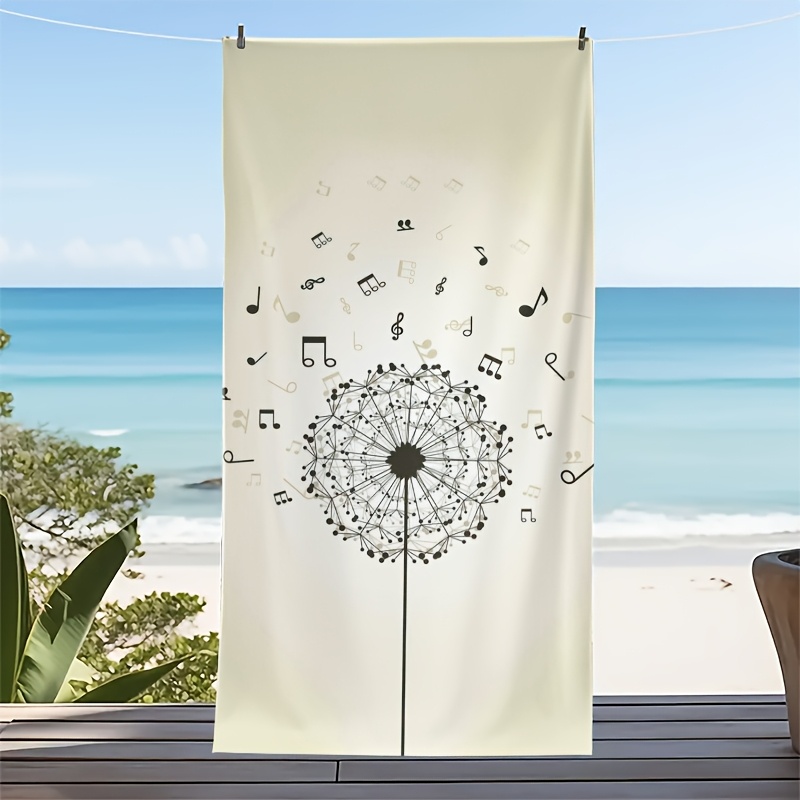 Spa Wellness Retreat - Handuk Mandi Bermotif Dreamy Note, Lembut