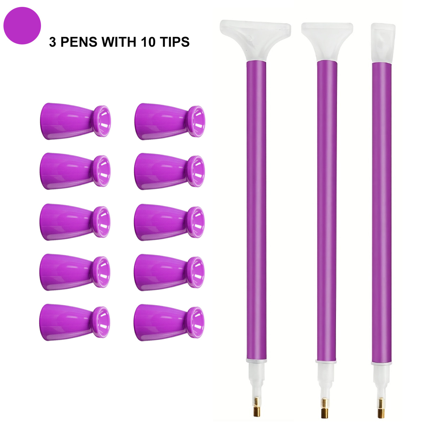 Waxing Kit Home - 10 Ujung Silikon & 3 Set