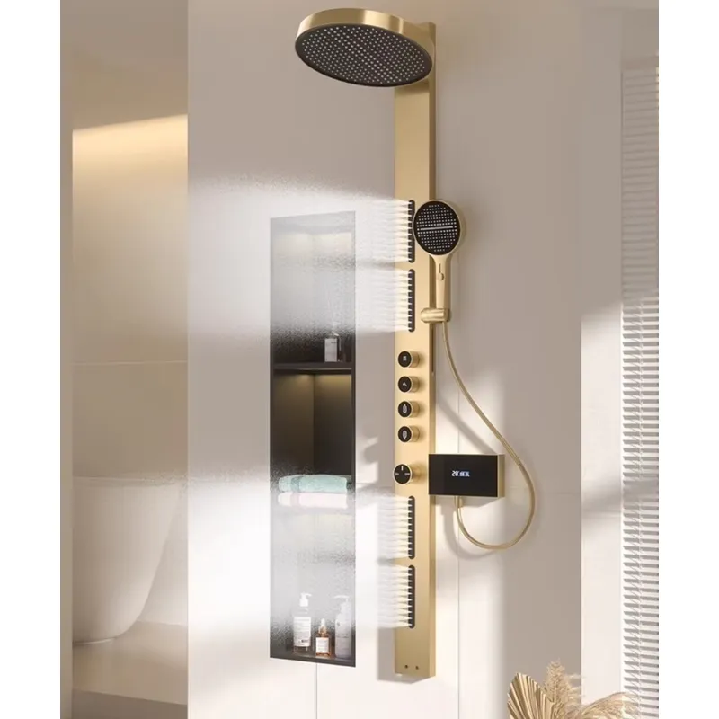 Spa & Wellness Hotel Paradiso - Set Panel Shower Brass Rainfall dengan