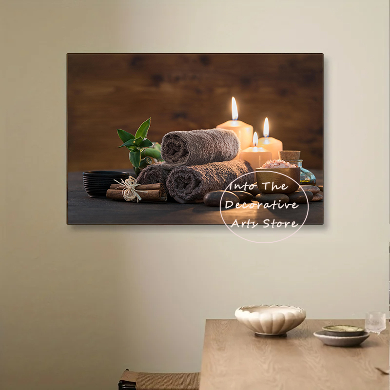 Lukisan Kanvas Spa Tubuh Thail - Spa Wellness Images ulasan dan harga